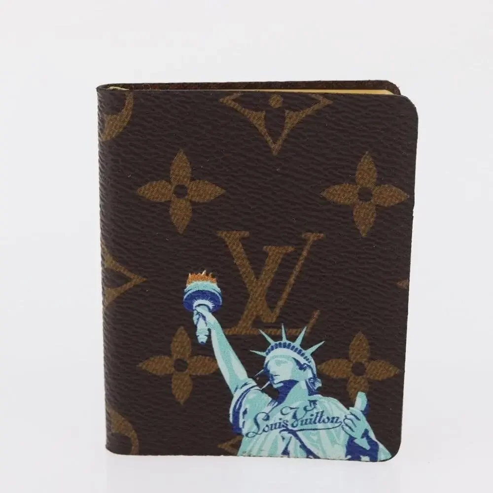 Louis Vuitton Monogram Note Mini Carnejour Planner 4 Book Set Brown